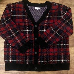 PacSun Plaid Cardigan Sweater